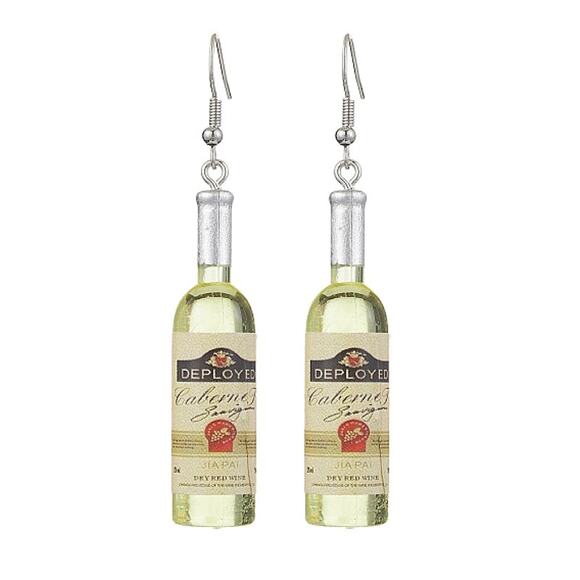 Wine Drinkers Earring Pendant Craft Kit Party Favor Shower Vegas Wedding Cruise - Picture 2 of 8